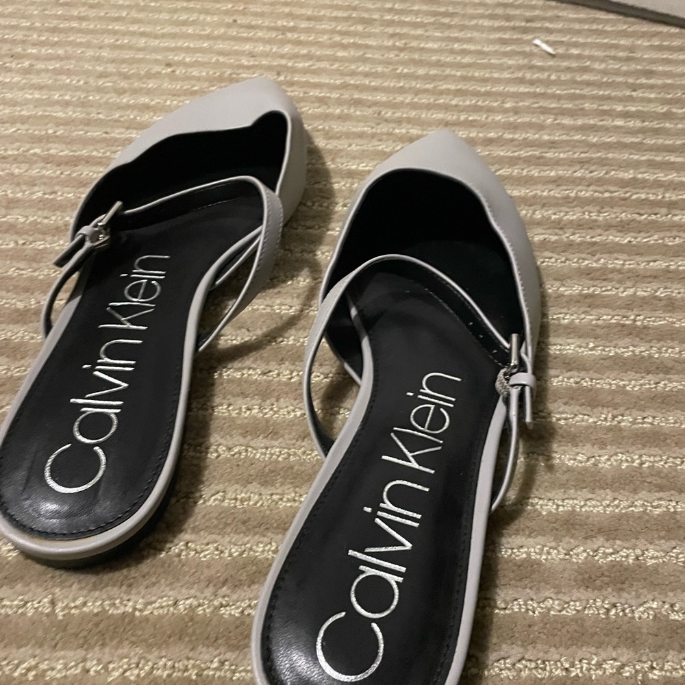 Calvin Klein Women's Gray Sandals